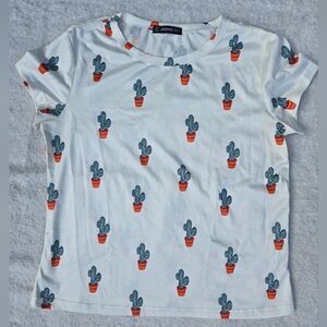 White Cactus Shirt